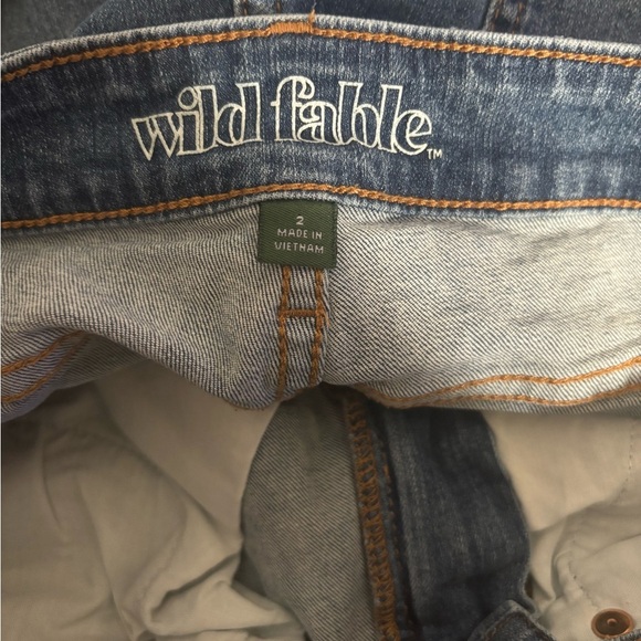 Wild Fable Blue Skinny Jeans Distressed Style - Picture 2 of 7